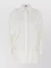 Loewe Poplin Shirt With Structured Collar And Cuffed Sleeves