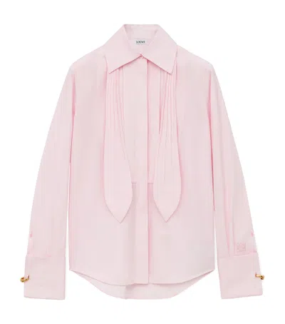 LOEWE POPLIN TIE-DETAIL SHIRT