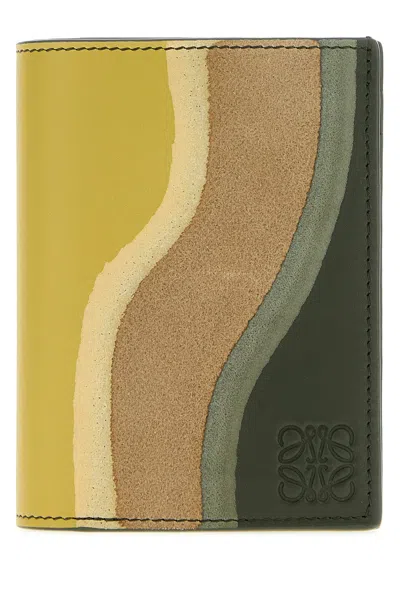 Loewe Portafoglio Landscape In Nappa Stampata  Donna