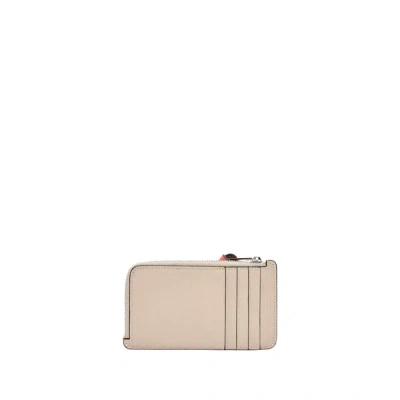 Loewe Porte-monnaie En Cuir De Veau Grainé Souple In Sand