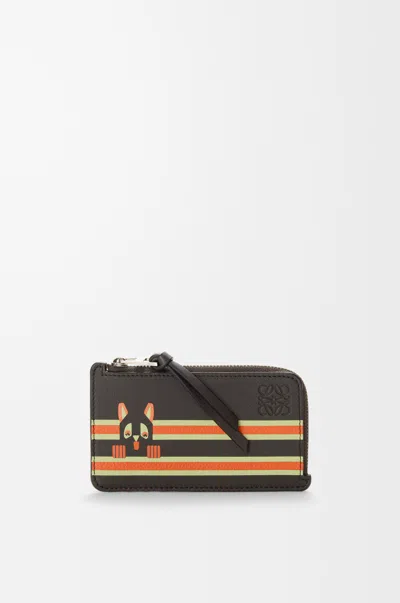 Loewe Porte-cartes Et Monnaie Futurist Cat En Cuir Classique Pour Femme In Multi