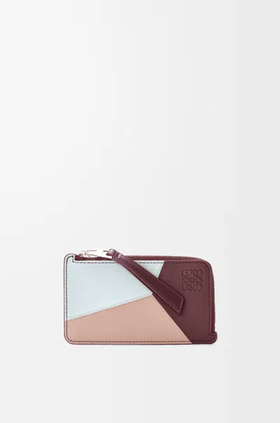 Loewe Porte-cartes Et Monnaie Puzzle En Cuir Classique Pour Femme In Brown