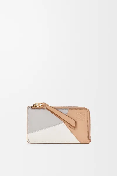 Loewe Porte-cartes Et Monnaie Puzzle En Cuir Classique Pour Femme In Multi
