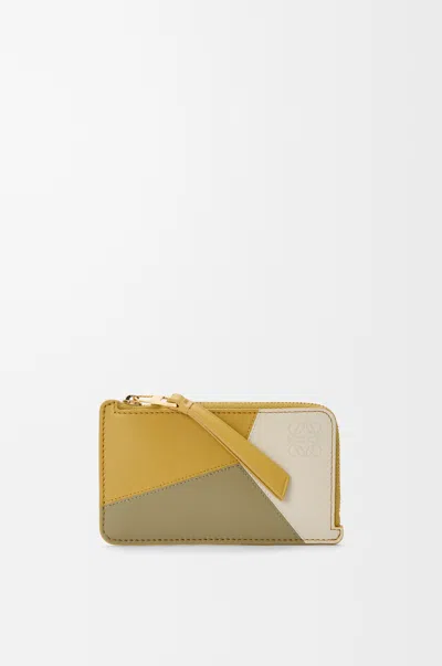 Loewe Porte-cartes Et Monnaie Puzzle En Cuir Classique Pour Femme In Multi