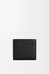 Loewe Bi-fold Leather Wallet In Black