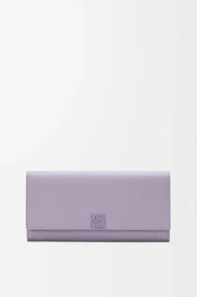 Loewe Étui À Clés Anagram En Cuir Grainé Pour Femme In Gray