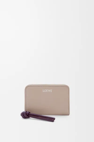 Loewe Zipped Coin Purse In Shiny Nappa Calfskin In Multi