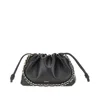 Loewe Ppa Leather Medium 'flamenco' Purse In Black