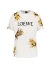 Loewe Printed Beaded T-shirt In White