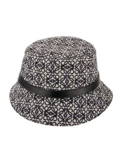 Pre-owned Loewe Printed Bucket Hat In Neutral