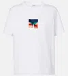 Loewe Printed Cotton T-shirt In White