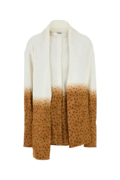 Loewe Printed Crepe Shirt In White