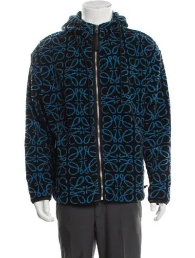 Pre-owned Loewe Printed Crew Neck Hoodie In Multi
