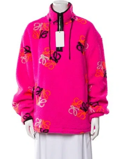 Pre-owned Loewe Printed Jacket In Pink