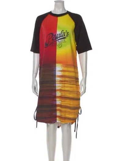 Pre-owned Loewe Printed Knee-length Dress In Multi