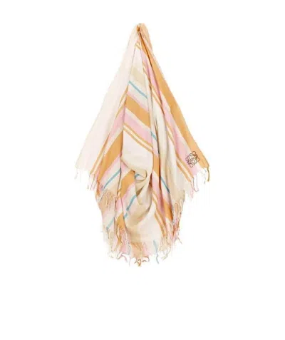 Loewe Printed Scarf In Multi-color