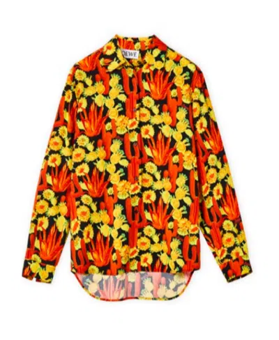 Loewe Printed Shirt In Multicolor