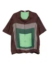 Loewe Albers Bowling Shirt Shirts Multicolor In Brown