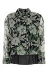 Loewe Printed Silk Shirt For Women In Multi