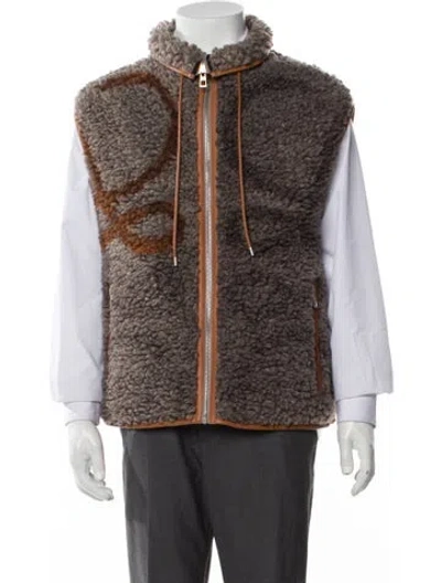 Pre-owned Loewe Printed Vest In Gray