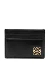 Loewe Puffer Anagram Plain Cardholder In Black