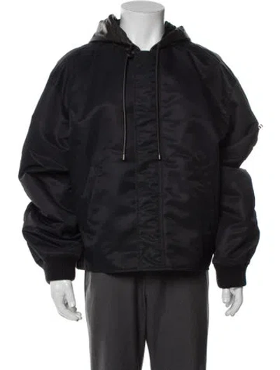 Pre-owned Loewe Puffer Coat In Black