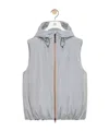 Loewe Puffer Vest In Technical Shell In Multi