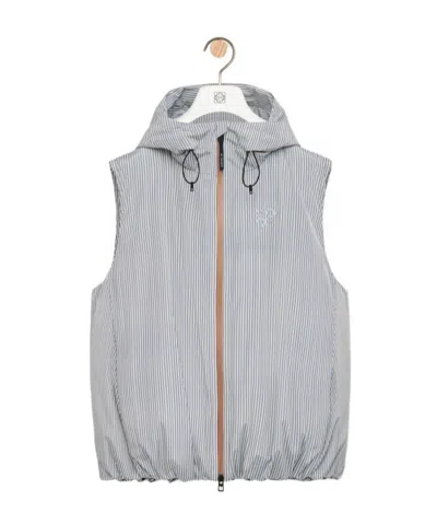 Loewe Puffer Vest In Technical Shell In Multi