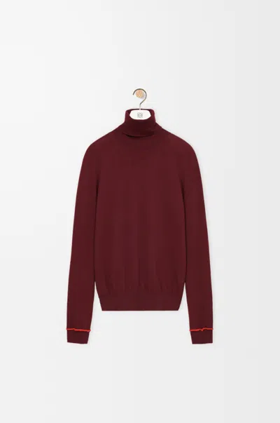 Loewe Sweater In Wool Size:m For Woman In Blue