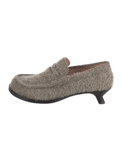 Pre-owned Loewe Pumps In Gray