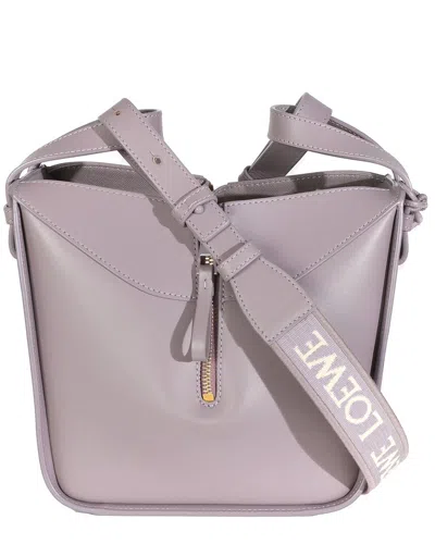 LOEWE LOEWE PURPLE LEATHER SMALL HAMMOCK COMPACT SHOULDER BAG (AUTHENTIC PRE-LOVED)