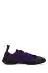 Loewe Suede Grip Sneakers Pull Tab Rubber Sole In Pattern