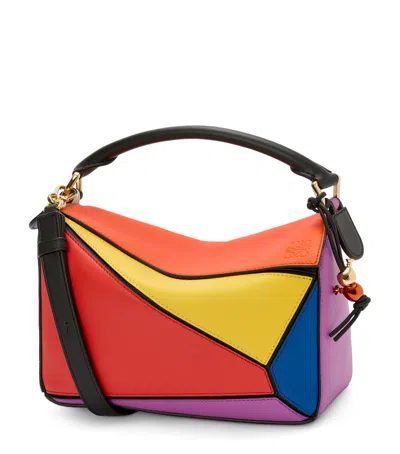 Loewe Puzzle 10 Re-edition Multicolour Top-handle Bag