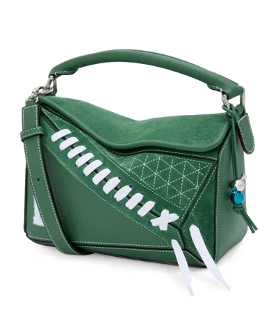 Loewe Puzzle 10 Re-edition Varsity Top-handle Bag