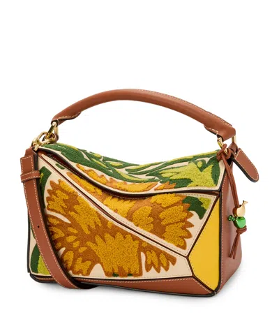 Loewe Puzzle 10 Re-edition William De Morgan Top-handle Bag