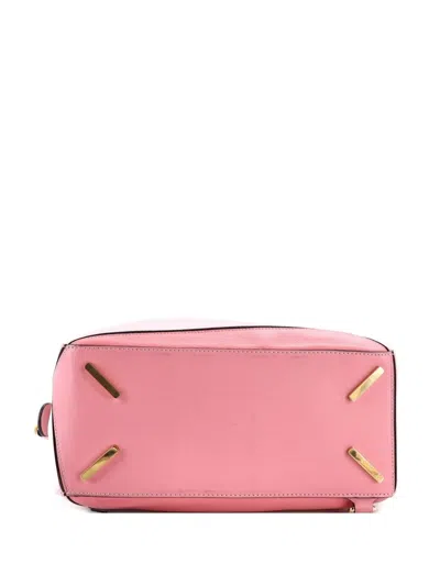 Pre-owned Loewe Puzzle Bag Leather Medium Shoulder Bag In Pink