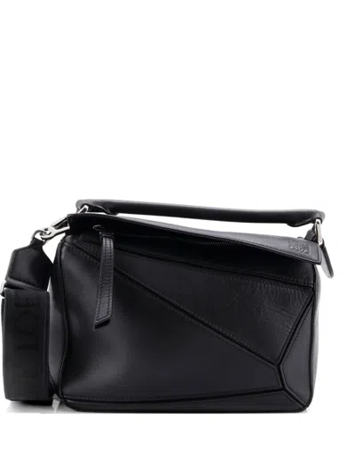 Pre-owned Loewe Puzzle Bag Leather Small Satchel
