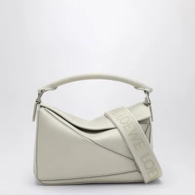 Loewe Puzzle Bag Small Sea Salt In White