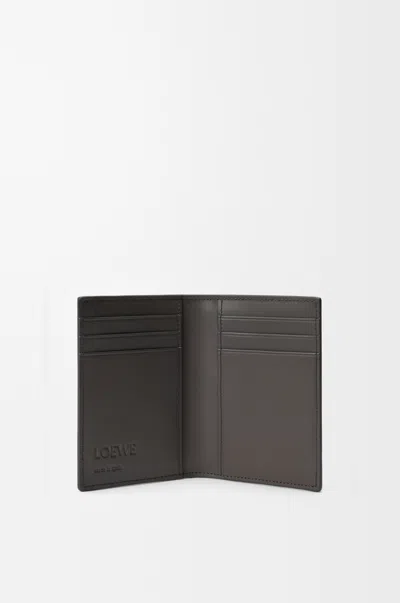 Loewe Puzzle Bifold Cardholder In Classic Leather Skin For Man In Gray