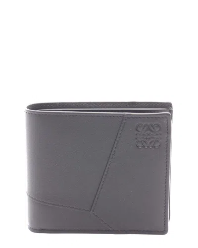 Pre-owned Loewe Puzzle Bifold Coin Wallet (authentic Pre-loved)