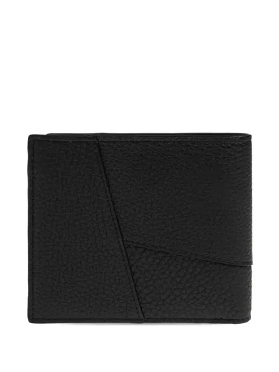 Loewe Puzzle Bi-fold Wallet In Black