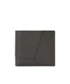 Loewe Puzzle Bifold Wallet In Supple Grained Calfskin In Gray