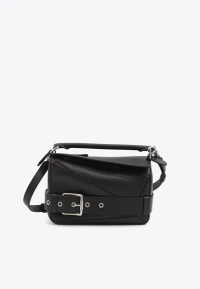 Loewe Puzzle Biker Leather Top Handle Bag