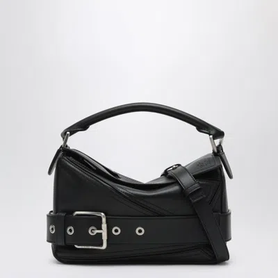 Loewe Puzzle Biker Small Bag In Black