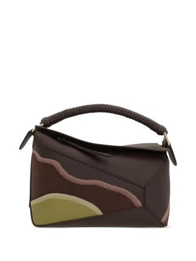 Loewe Puzzle Tote Bag Mit Flechthenkel