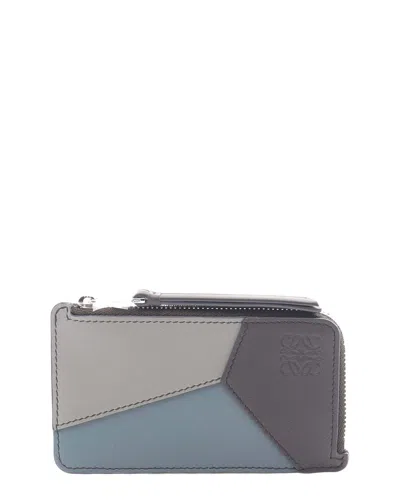 Loewe Puzzle Card Coin Case (authentic Pre-loved) In Multi