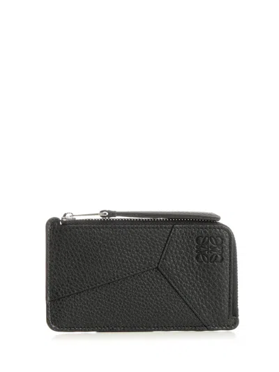 Loewe Puzzle Edge Coin Cardholder Wallets Black