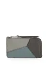 Loewe Puzzle” Cardholder And Coin Purse Wallets Grey In Gray