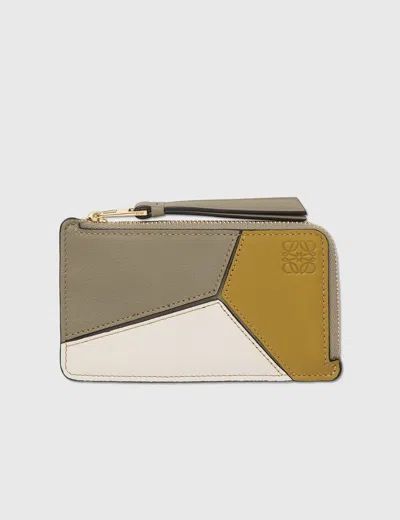 Loewe Puzzle Coin Card Holder In Multi