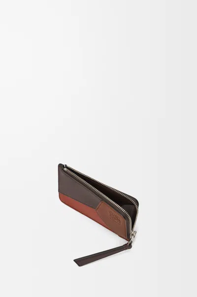 Loewe Puzzle Coin Cardholder In Classic Leather Skin For Man